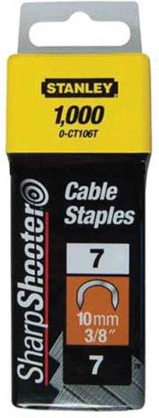 Stanley Krammen 11mm Type 7 - 1000 Stuks