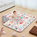 VEVOR Tapis de jeu pour bébé, tapis rampant pour bébé de 50 x 50 pouces, tapis de jeu pour bébé épaissi antidérapant d'une seule pièce, tapis de sol pliable et enroulable, tapis d'activités imperméable pour bébés, tout-petits, nourrissons, lavable en machine