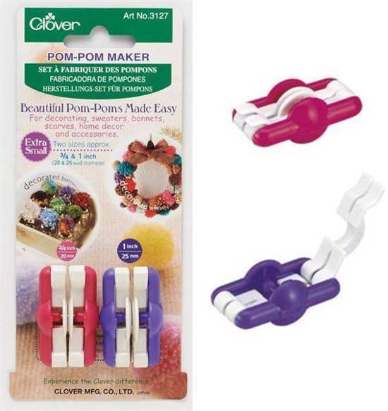 Clover pom-pom maker 20 & 25 mm diameter