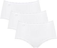 Sloggi Midislip 24/7 Cotton Lace Dames Wit