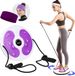 Shenzhen Haorui Industrial Technology Co., Ltd. Planche de torsion de hanche avec cordon de serrage, disque de rotation de la taille, pédale de planche d'équilibre magnétique multifonctionnelle, accessoires de fitness aérobique, violet