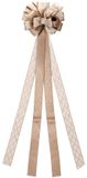 Merkloos Nampook Piek strik 130x33 cm champagne