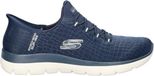 Skechers SUMMITS-CLASSY NIGHT Dames Instappers - Donkerblauw / Zilver
