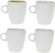 Cosy & trendy Koffiekopjes / bekers - 8x - wit - 190 ml - Keramiek - glans finish