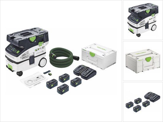 Festool CTLC MINI I-Plus Accustofzuiger 2x18V 5.0Ah - 577670