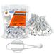 6 Wellmax 6" 100 Stuk Op Zwaar Werk Berekend 5mm Bal Bungee Canopy Cord, Witte Kleur