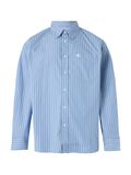 Carhartt WIP Chemise 'Keene' bleu marine / bleu clair / blanc