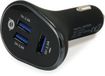 Conceptronic CARDEN06B oplader voor mobiele apparatuur Universeel Zwart Sigarettenaansteker Auto