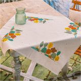 Vervaco Tafelkleed kit Herfstbos 72 x 72cm