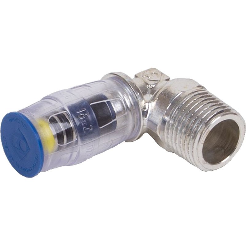 Ke Kelit Kelox Protec Pushfit puntstuk haaks 90º 1/2"x16mm