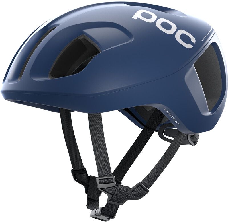 POC Ventral Spin Fietshelm - lead blue matt - Maat: -