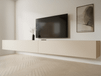 Mobistoxx KINGSTON Meuble tv-hifi KINGSTON 2 portes battantes 280 cm cachemire