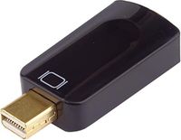 PremiumCord kportadm10 Mini DisplayPort naar HDMI Adapter Video Full HD 1080p 60Hz 3D Mini DisplayPort-stekker op HDMI-aansluiting Zwart