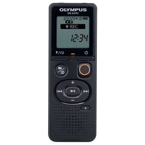 Olympus VN-541PC + CS 131 - Digital Voice Recorder - 4GB - Black