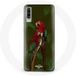 Maniacase Etui voor Samsung Galaxy A70 Pionus papegaai rood