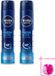 Nivea 2 x Fresh Active Déodorant Spray - 200 ml