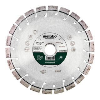 Metabo diamantslijpschijf 180x22,23mm, "UP", universeel "professional"