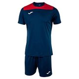 Joma Phoenix Ii Korte Mouw Set Blauw 9-10 Years Kinderen