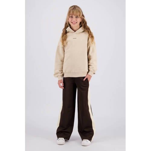 Raizzed wide leg gestreepte joggingbroek - bruin