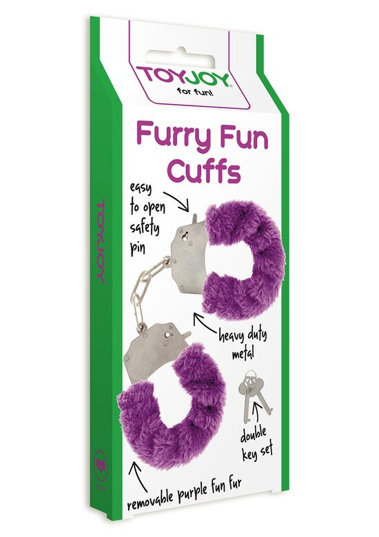 Eros Furry Fun Cuffs Handboeien Purple