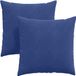 vidaXL - Zitkussens - 2 stuks - Politieblauw - 60 x 60 cm - Corduroy stof