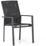 Presto Ricadi Dining Tuinstoel Stapelbaar - Antraciet/Grijs