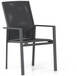 Presto Ricadi Dining Tuinstoel Stapelbaar - Antraciet/Grijs