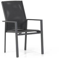 Presto Ricadi Dining Tuinstoel Stapelbaar - Antraciet/Grijs