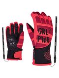 Ziener Liwa skihandschoenen voor meisjes, wintersport, waterdicht, Primaloft, modieus