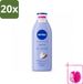 Nivea Lait pour le corps lisse - Beurre de karité - 400 ml - Peau sèche - Emballage en vrac