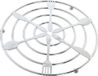 Item International Pannenonderzetter - zilverkleurig - metaal - 20 cm - rond
