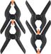 DID Hobby Veerklemmen - Zwart - 4 Stuks - 8 cm