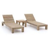 ROUGH Furniture ROUGH-X ligbed set 3-delig