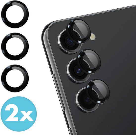 iMoshion Screenprotector 2-Pack Camera lens protector Geschikt voor Samsung Galaxy S23 / S23 Plus - Glas