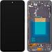 MP Écran tactile compatible avec Samsung Galaxy S24 FE S721, avec cadre, version OLED, noir