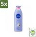 Nivea Lait pour le corps lisse - Beurre de karité - 72 heures d'hydratation - Peau sèche - 250 ml