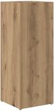 vidaXL - Opslaghaak - & - Rek - Artisan - Eiken - 25 - x - 24,5 - x - 64 - cm - Bewerkt - hout