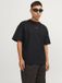 JACK&JONES JCOAUSTIN PHOTO TEE SS CREW NECK Noir Coton L