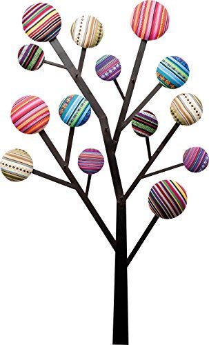 Kare Design Bubble Tree Wandgarderobe, Multicolor