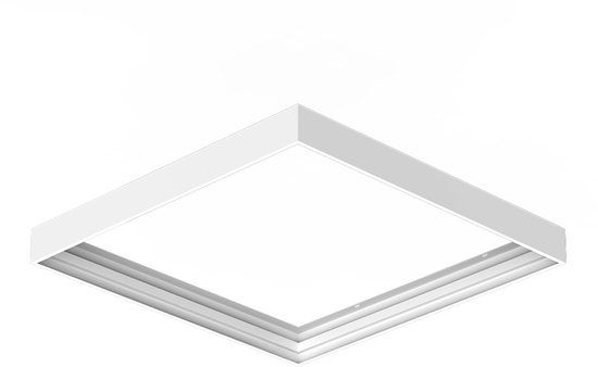 HOFTRONIC Opbouwframe voor LED Paneel - 60x60 cm - Wit