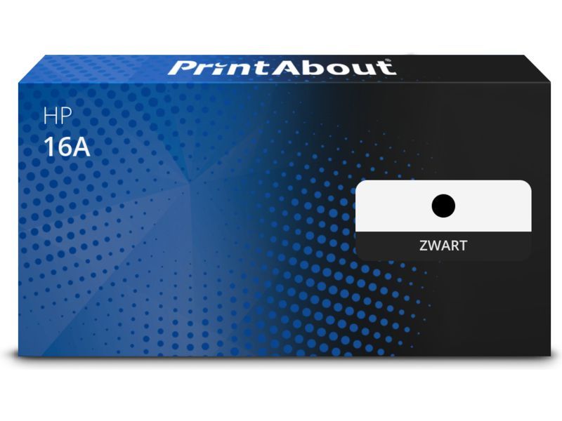 PrintAbout Toner 16A (Q7516A) Zwart geschikt voor HP