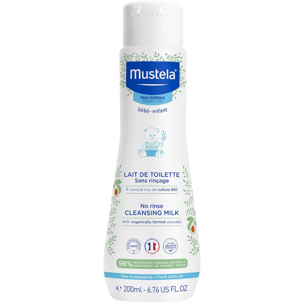 Mustela BÐÂ©bÐÂ© Cleansing Milk No Rinse 200 ml