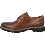 Clarks Batcombe Hall Mens Dark Tan Lea, 7.5