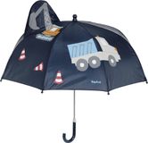 Playshoes 3D Bouwplaats Paraplu Rood Unisex Kinderen