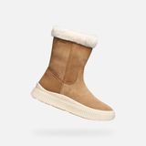 Geox J Laquinny WPF Knee High Boot Whisky, 30 EU