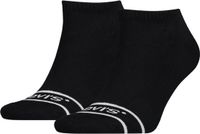 Levi's Low Cut Sport Black 2-Pack Sokken 43-46