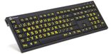 Logickeyboard LKB-LPYB-BJPU-DE Kantoor USB QWERTZ Duits Zwart