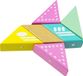 Puzzle en origami en bois avec blocs magnétiques, modèle d'avion