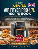 The Ninja The UK Ninja Air Fryer Pro 4.7L Recipe Book