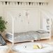 Maison Exclusive - Lit enfant, blanc, 90x200 cm, pin massif